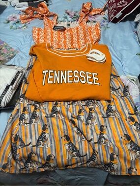 NWT Mandi Paris Designs Dress with VOLS Teleties clip